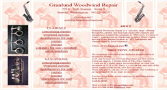 Desktop Screenshot of granlundwoodwind.com